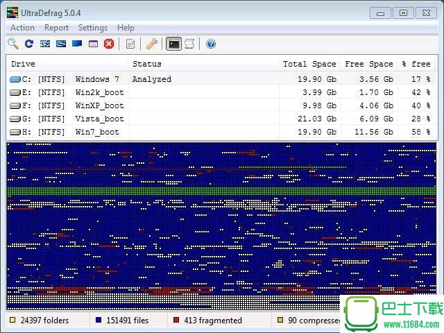 UltraDefrag 7.0.0.0 Beta2 中文版