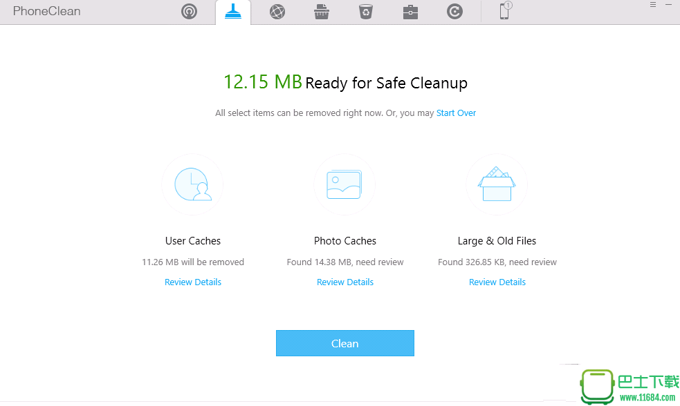 PhoneClean 3.4.0 简体中文版