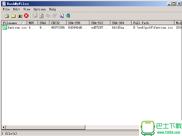 HashMyFiles(MD5校验工具) 2.16