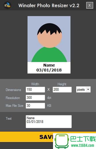 Winater Photo Resizer绿色版 v2.2