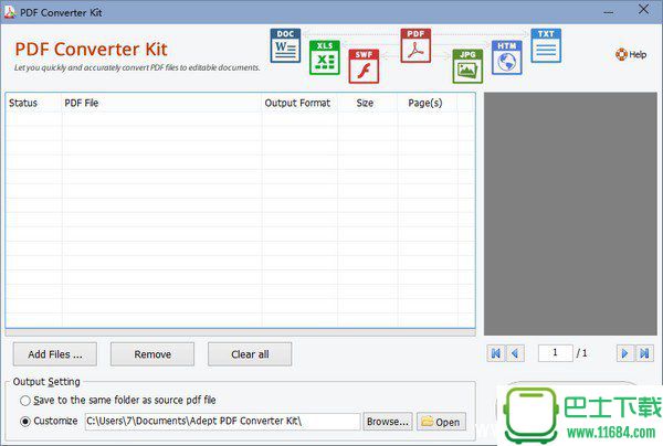 Adept PDF to Excel Converter 3.10