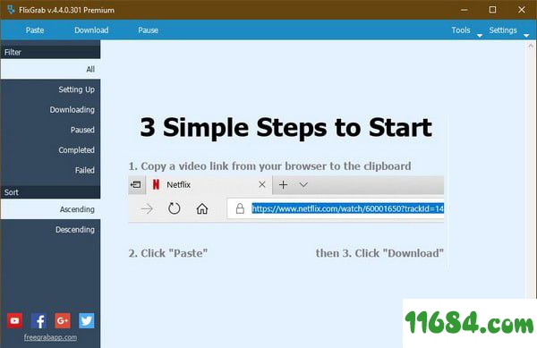FlixGrab+(NetFlix视频下载工具) v1.1.7.21 