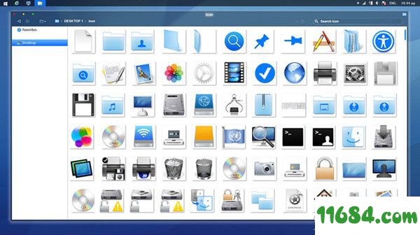 Aegean Blue osX style Icons免费版 v1.0