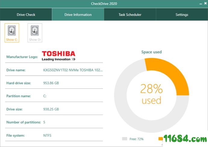 Checkdiskgui(磁盘修复工具) v1.1.5绿色汉化版