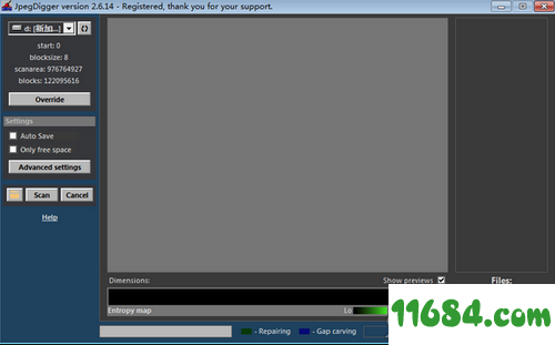 JpegDigger绿色版 v2.6.14